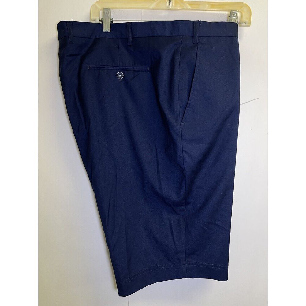 Paisley & Gray Men's Shorts 44‎ Blue Slim Fit Bermuda Pockets Stretch 10" Inseam